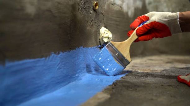 Commercial Waterproofing project at a Allendale, MI business property by SJ Waterproofing Pros